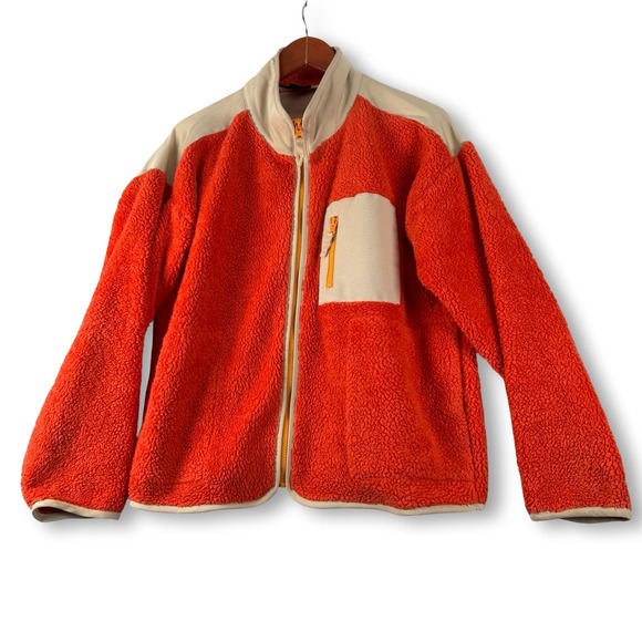 J.CREW Jackets & Blazers - Jcrew Womens Fleece Superplush Sherpa Full Zip Jacket Sz M Medium